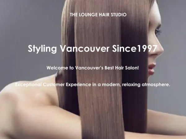 Get Stylish Haircut from Vancouver's Top Hair Salon