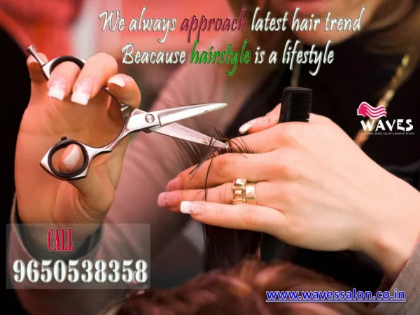 Confused about latest hair trend?what suit to your hair & what it is not,visit waves hair salon call 9650538358 for appo