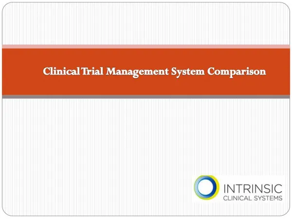 Clinical Trial Management System Comparison
