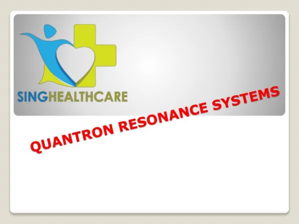 Quantron Resonance Systems | Soqibed Hot House