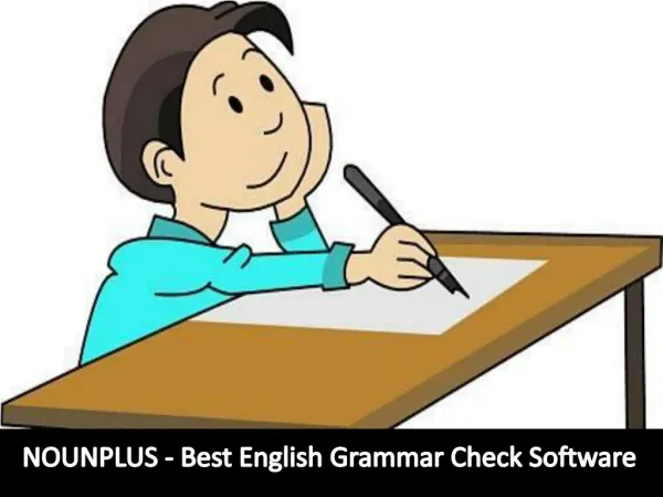 NOUNPLUS - Best English Grammar Check Software