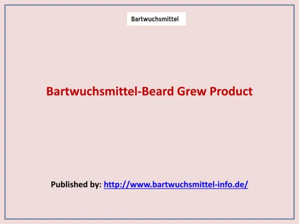 Bartwuchsmittel-Beard Grew Product