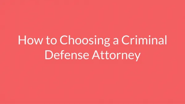 Santa Ana criminal defense lawyer