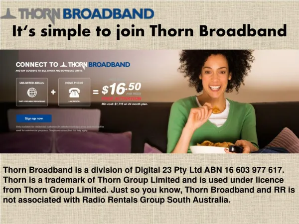 Get Fast Unlimited Broadband - Thornbroadband