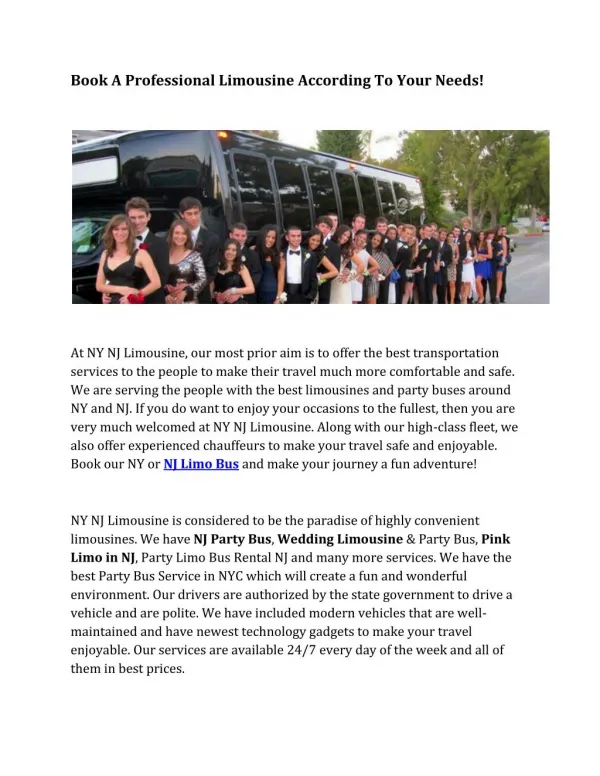 Best Price Party Bus