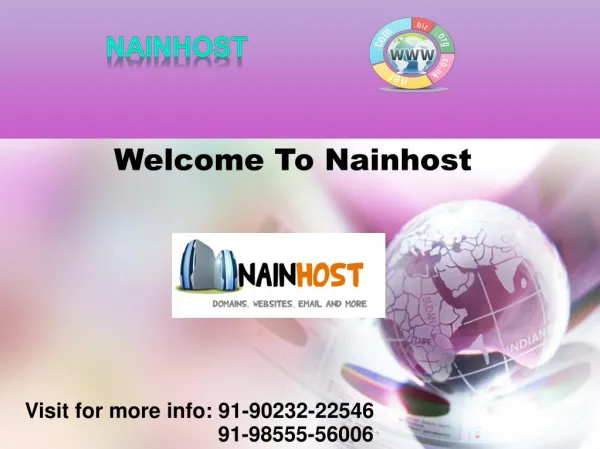 Get Domain Names & Web Hosting | Nainhost