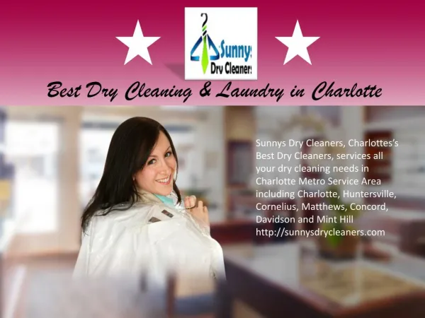 Wedding Dresses and Formal Wear Cleaning Charlotte NC