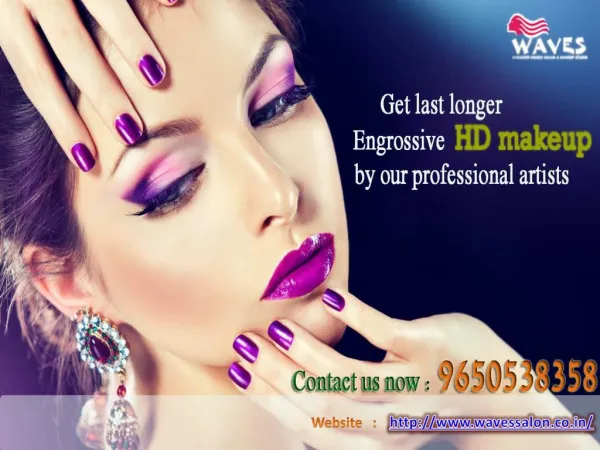 Irritated by pristine makeup ?Bring yourself to our luxiorious hd makeup studio noida to avail our valuable services Cal