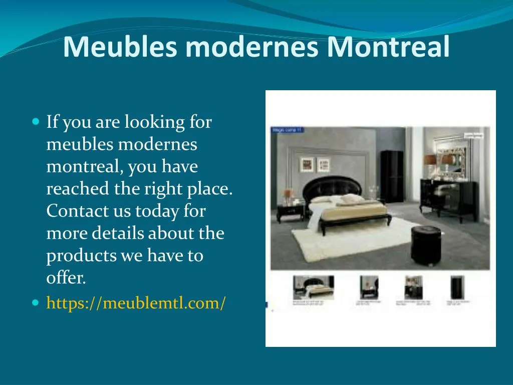 meubles modernes montreal