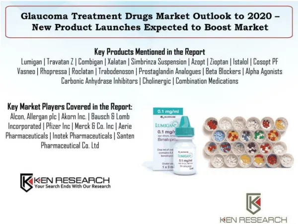 Global Glaucoma Treatment Drugs Market Forecast to 2020 : Ken Research