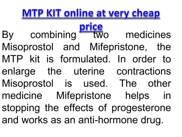 mtp kit online at very cheap price