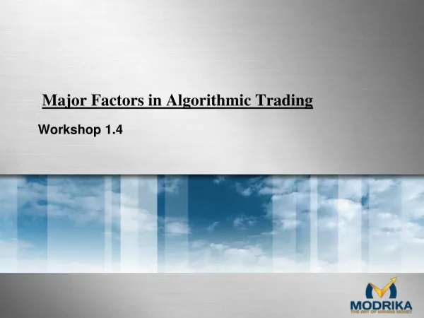 Modrika algorithmic trading