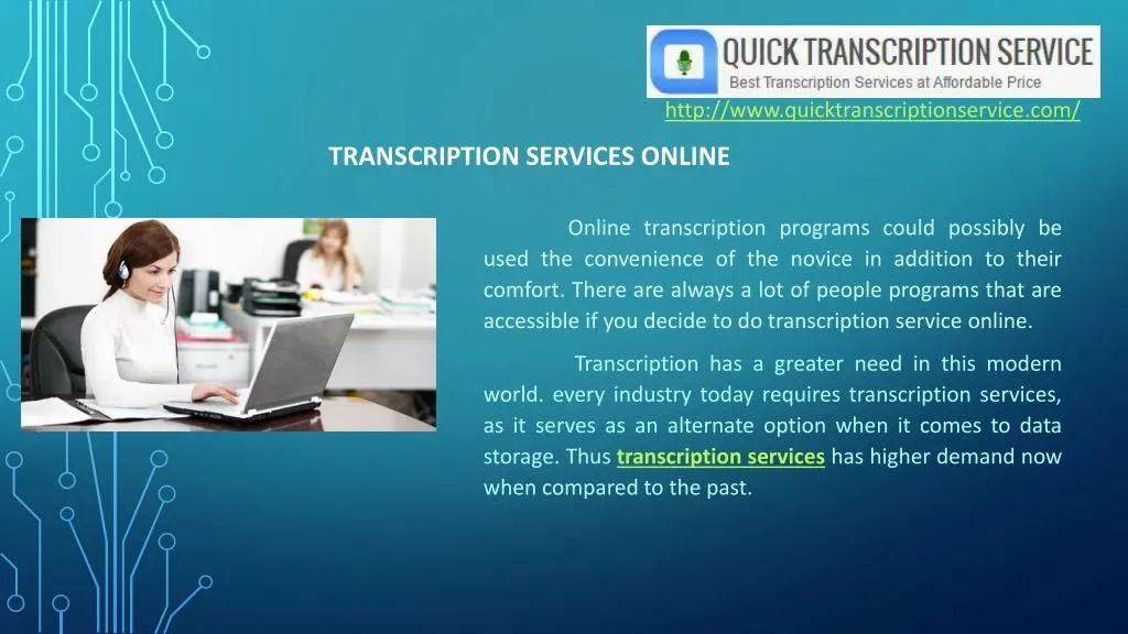 transcription services online