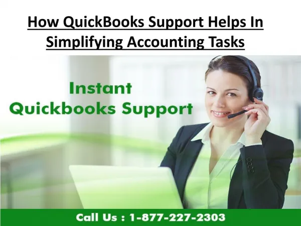 How QuickBooks Support Helps In Simplifying Accounting Tasks