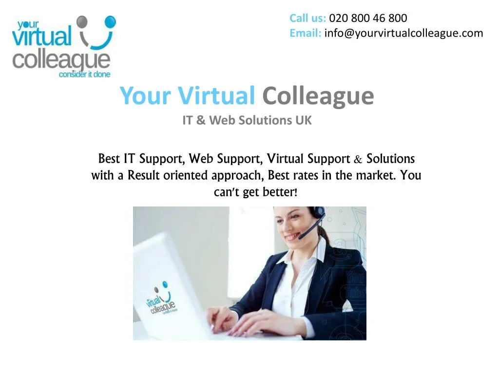your virtual colleague it web solutions uk