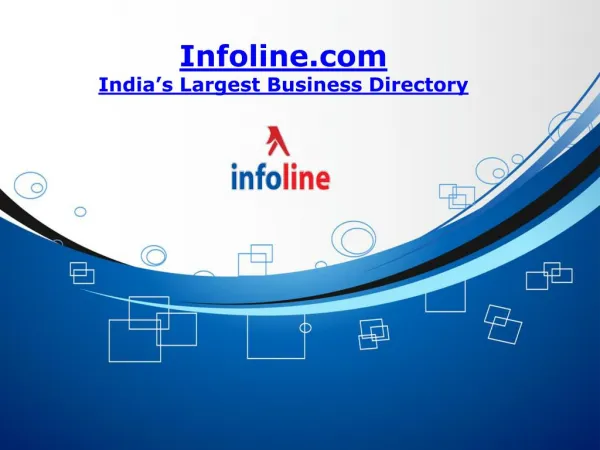 Infoline - Online Business Directory And B2B Marketplace