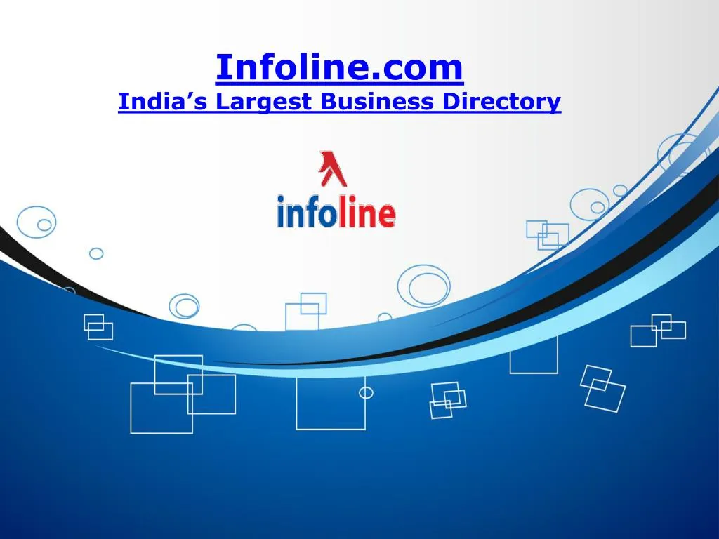 infoline com india s largest business directory