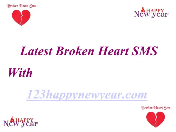Latest Heart Broken SMS