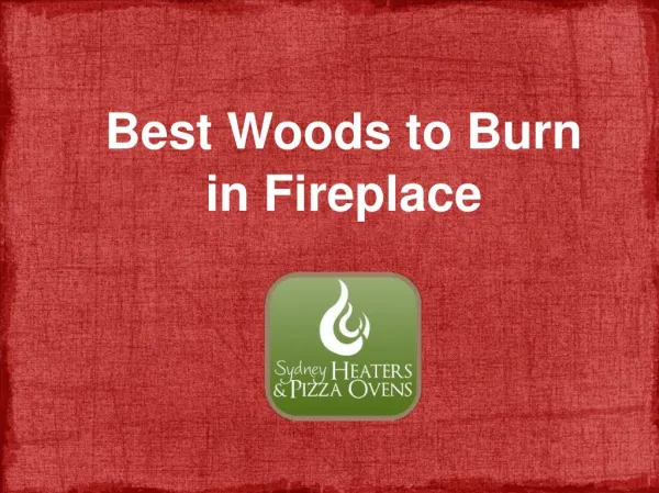 Best Woods to Burn in Fireplace
