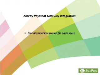 Payment Gateway Integration - slide 1