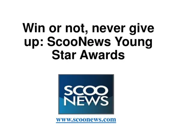 ScooNews Young Star Awards