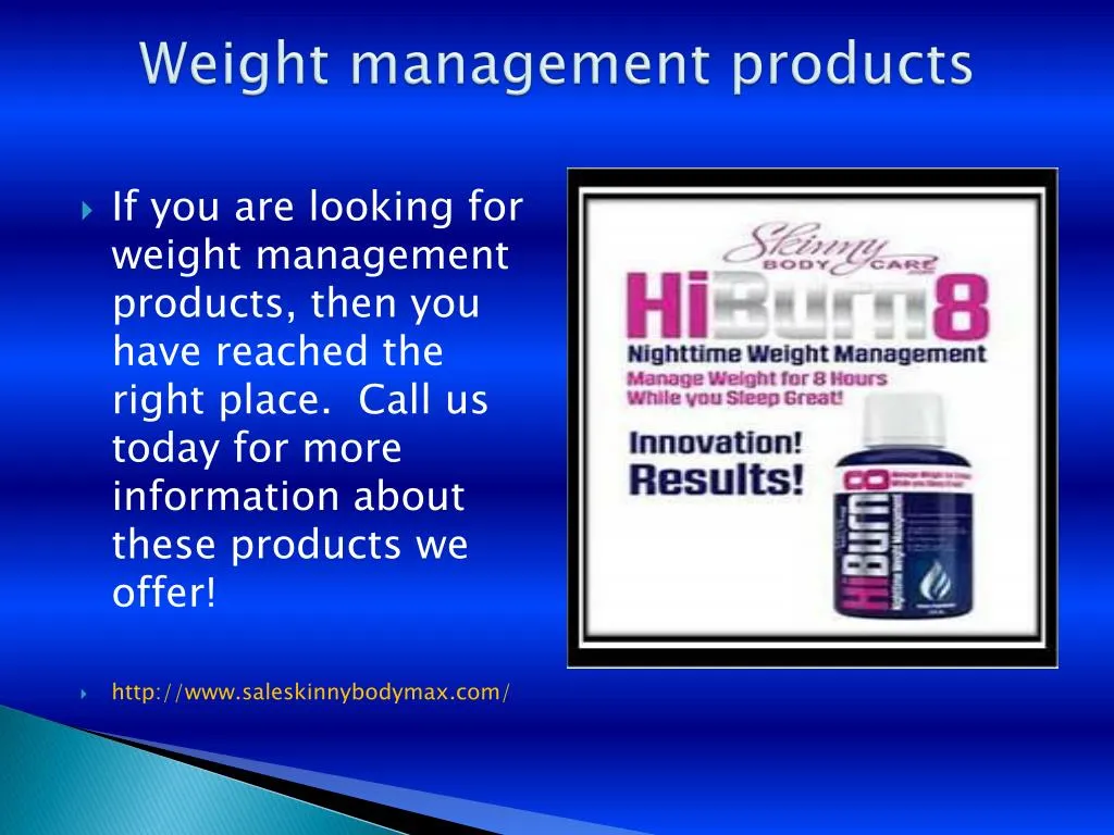 weight management products