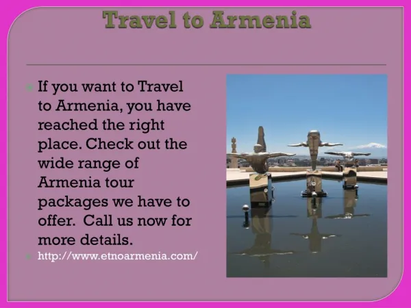 Voyage Arménie