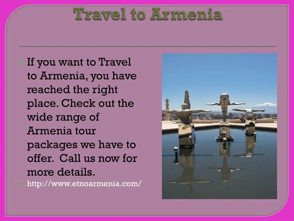 travel to armenia