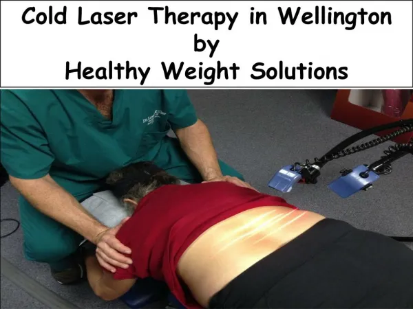 Cold Laser Therapy in Wellington by Healthy Weight Solutions