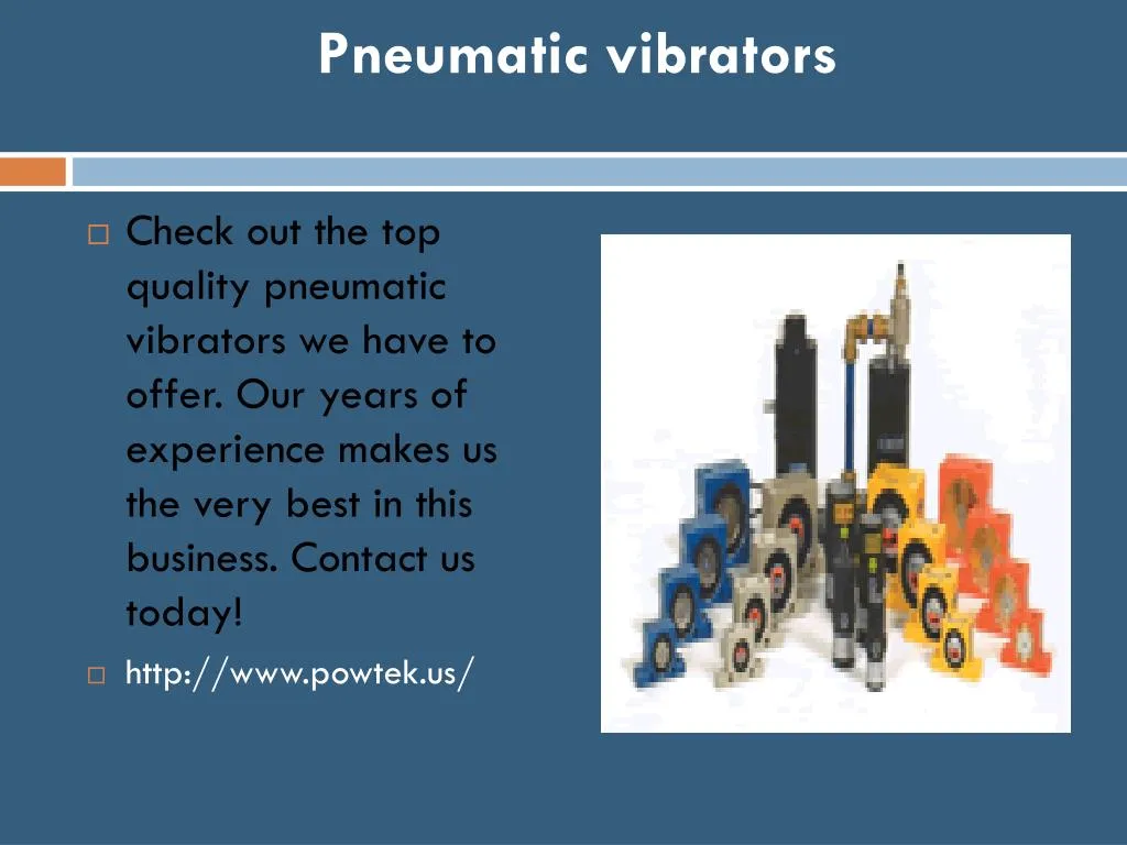 pneumatic vibrators