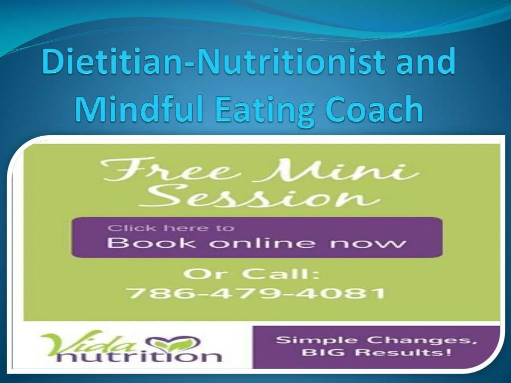 dietitian nutritionist and mindful eating coach