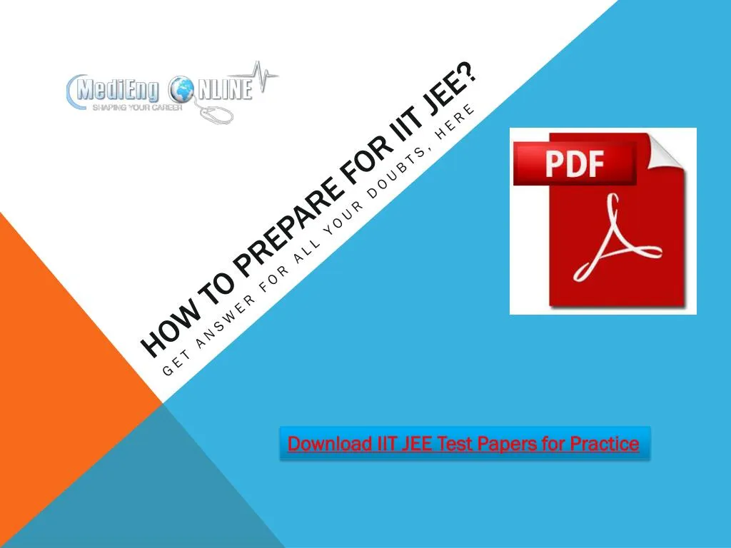 how to prepare for iit jee