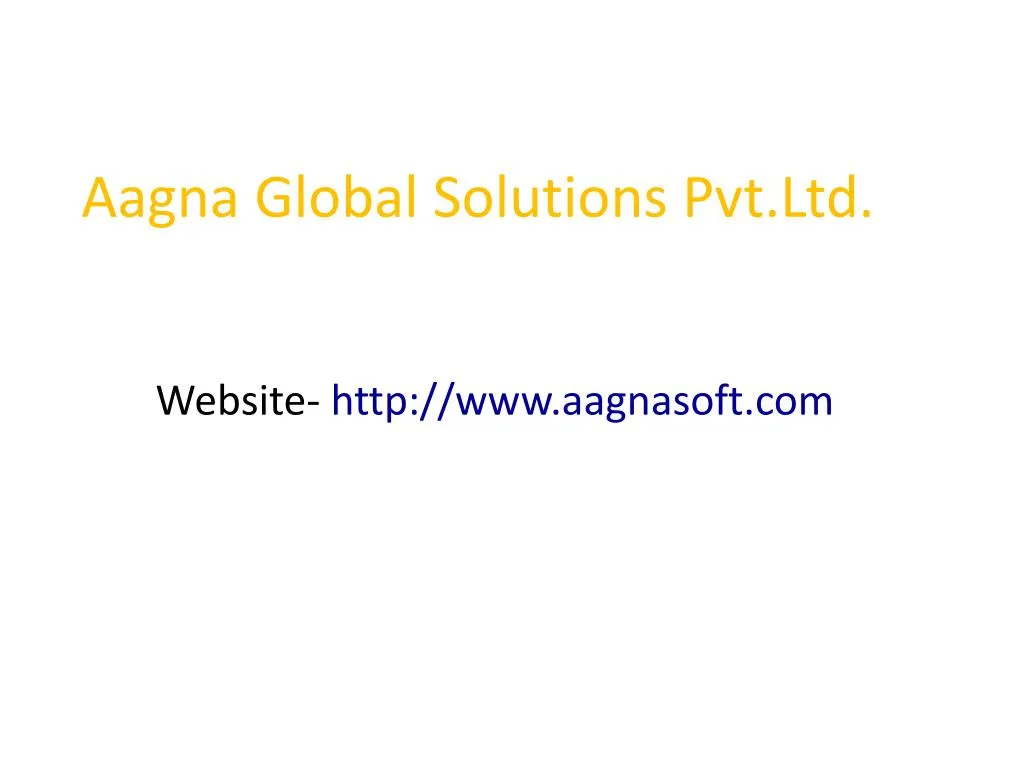 aagna global solutions pvt ltd