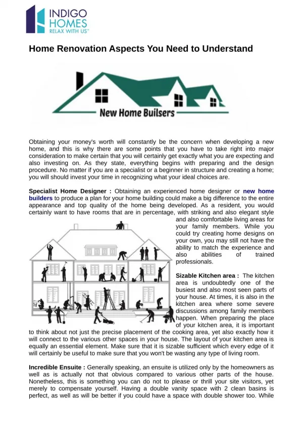 Find the new home builders for new construction
