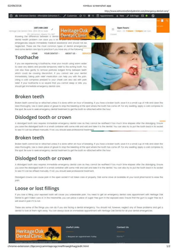 Oral Treatment With Expert Dentist Edmonton