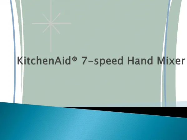 KitchenAid 7-speed Hand Mixer