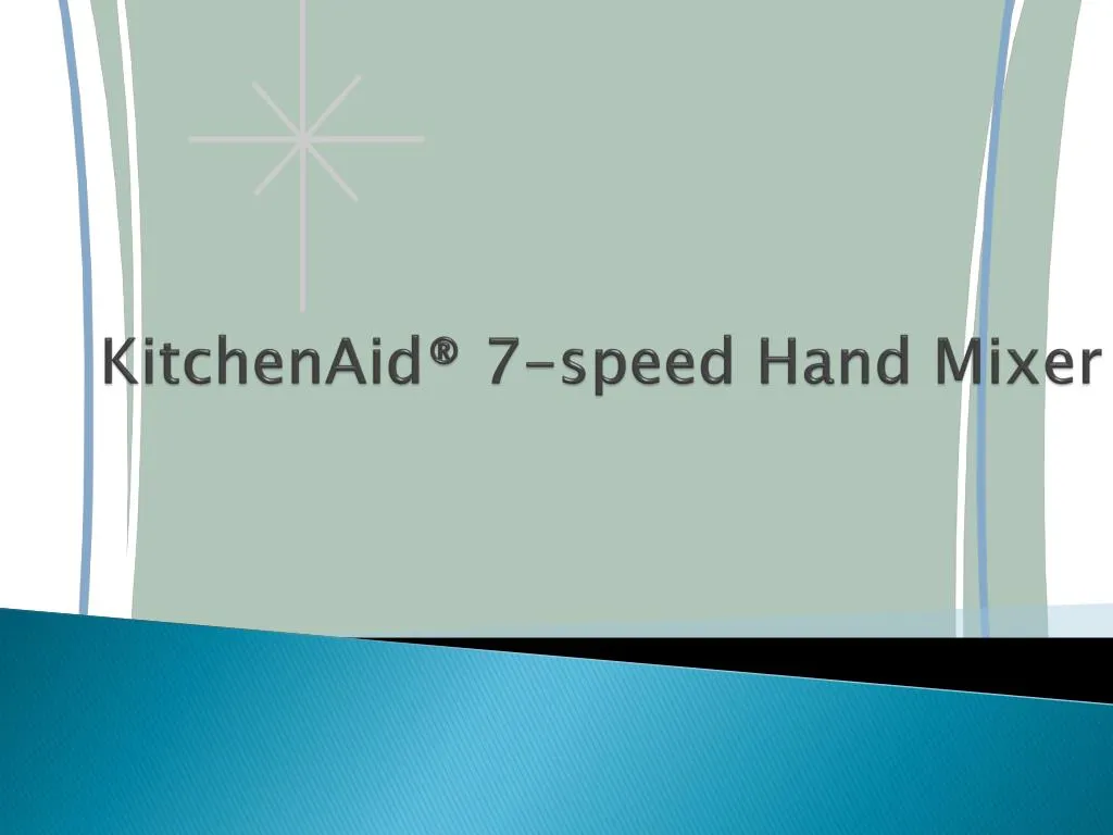 kitchenaid 7 speed hand mixer