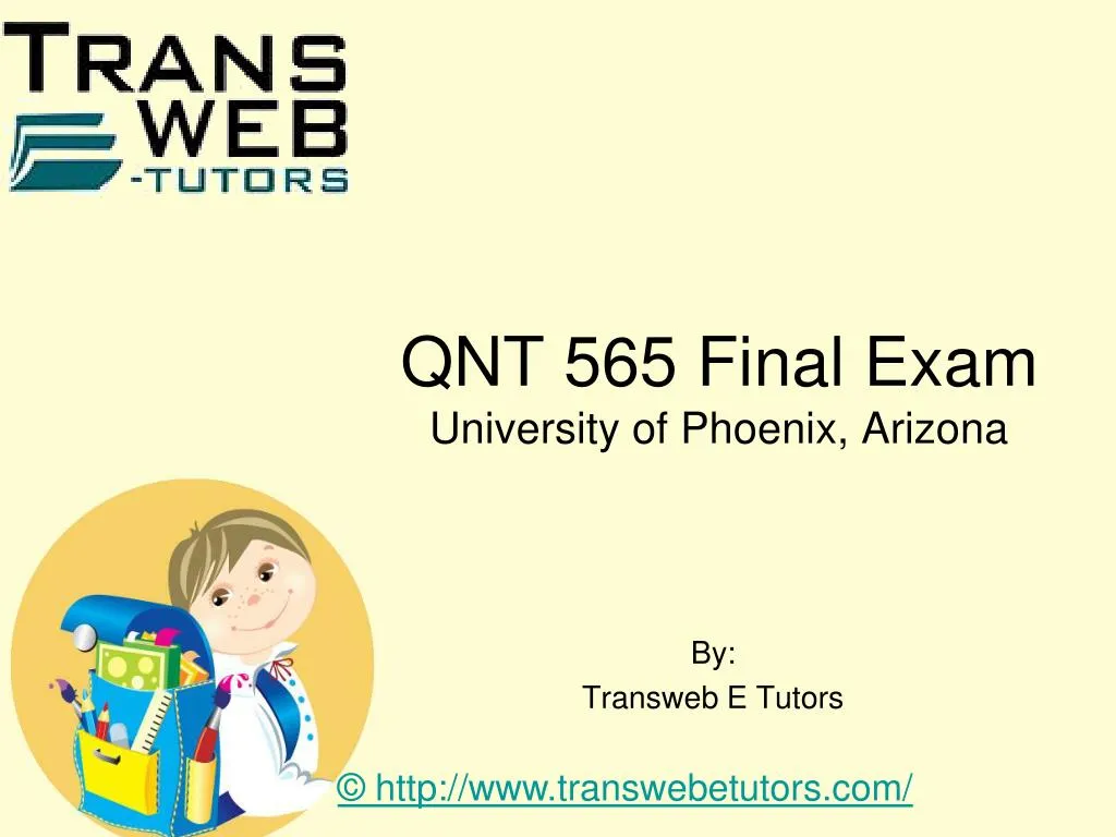 qnt 565 final exam university of phoenix arizona