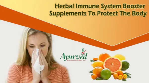 Herbal Immune System Booster Supplements To Protect The Body