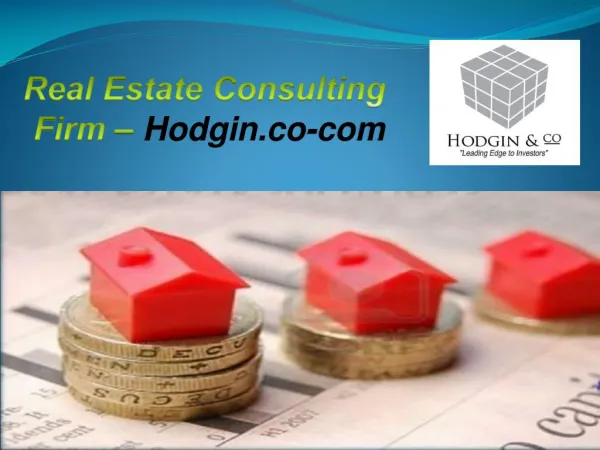 Why to choose real estate consulting firm