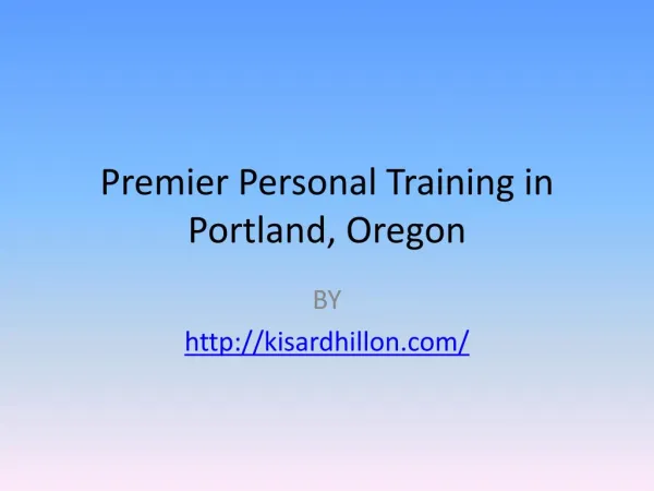 personal trainer Portland