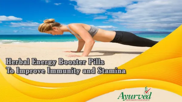 Herbal Energy Booster Pills To Improve Immunity and Stamina