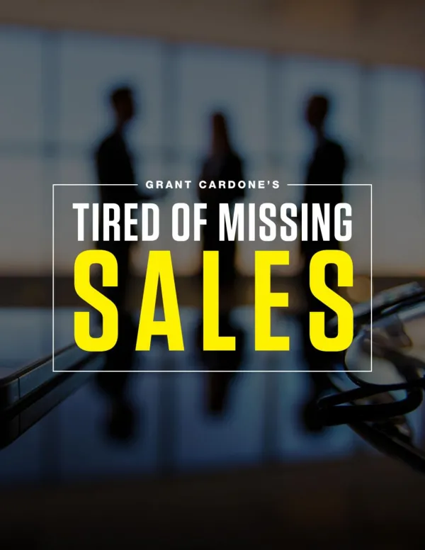Top 3 Mistickes of sales Organigations