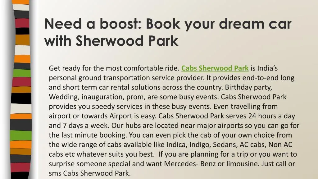 need a boost book your dream car with sherwood park