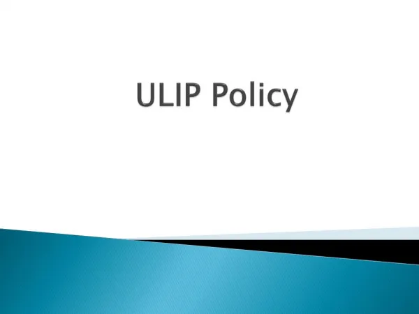 Ulip Policy