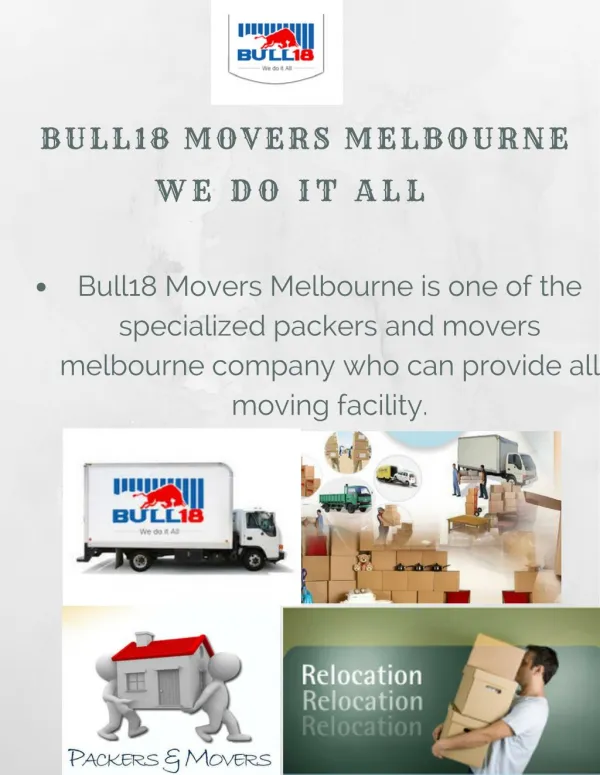 Contact For Furniture Removals Melbourne | Bull18 Movers
