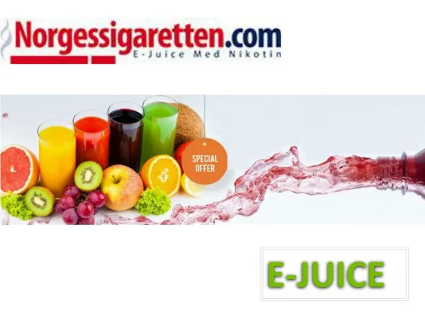 E Juice | Mer enn 90 forskjellige e-væsker Nettbutikk Norge