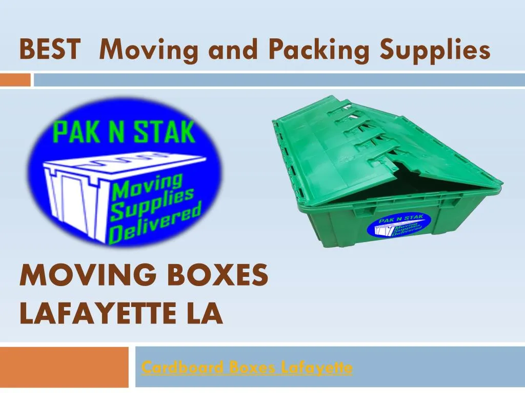moving boxes lafayette la