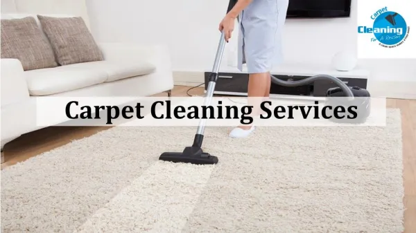 Top 5 Reasons Why You Should Choose Carpet Cleaning Services