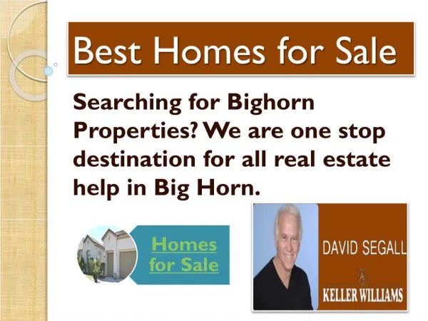 big horn homes for sale